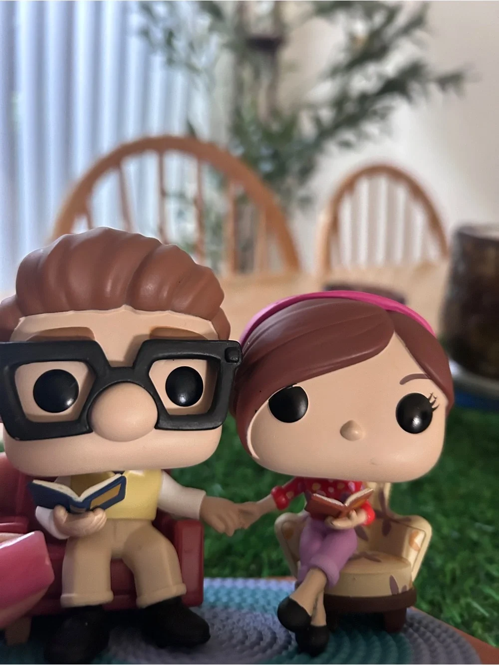 Funko Pop! Moment Disney Pixar Up Carl & Ellie Holding Hands Vinyl Figure No Box